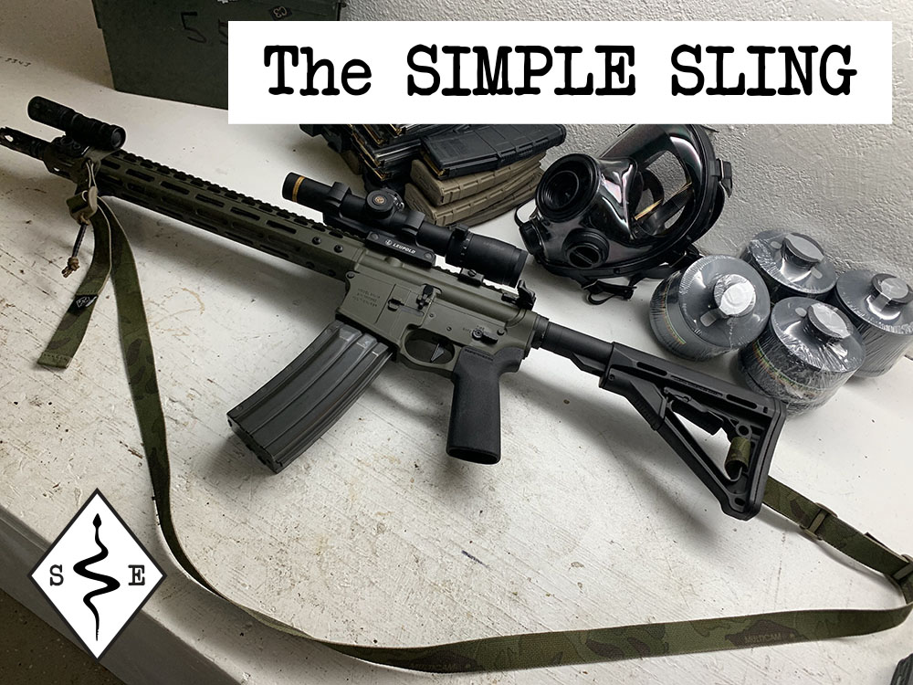 The Simple Sling (Two Point Rifle Sling) - Snake Eater Tactical